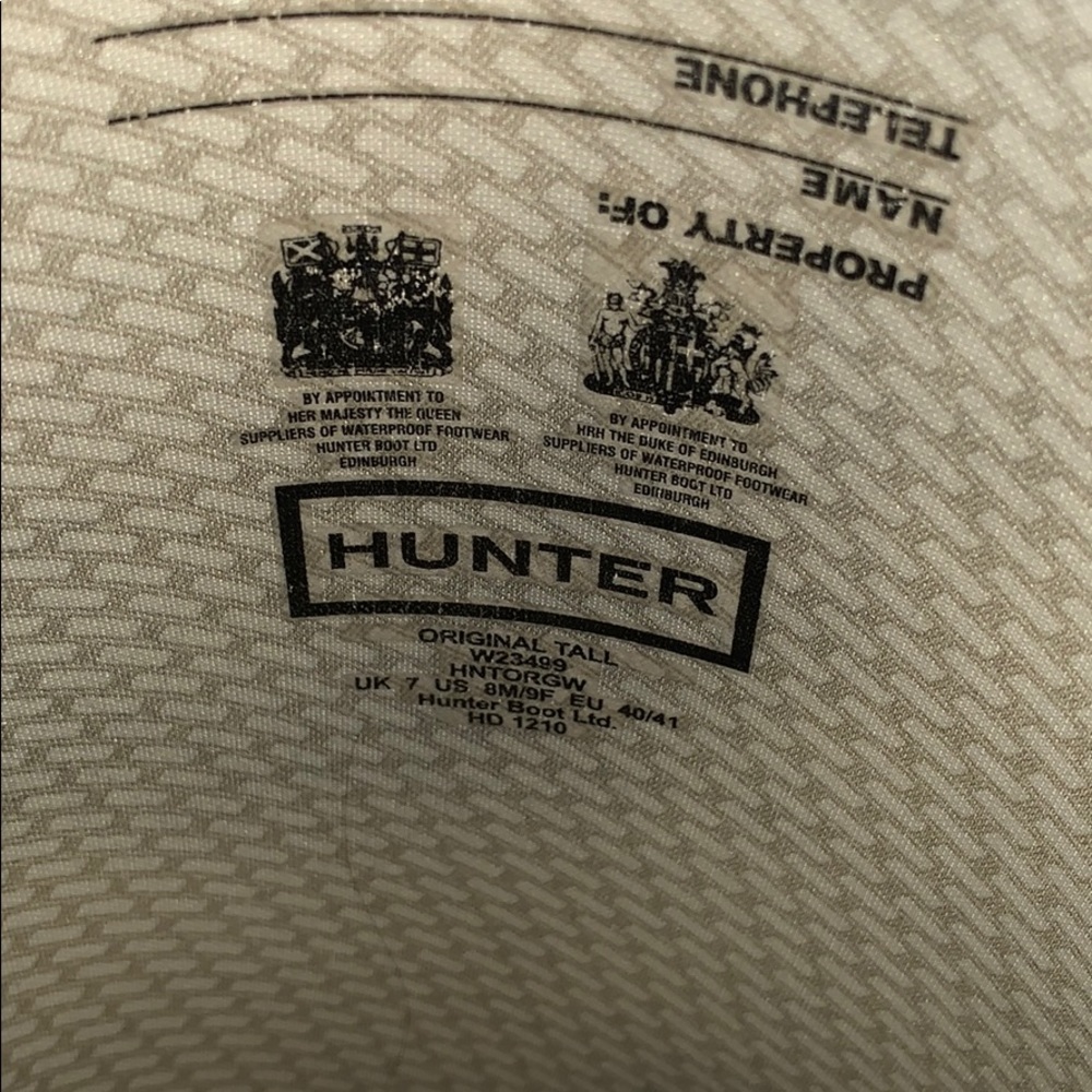 HUNTER boots - Picture 5 of 5